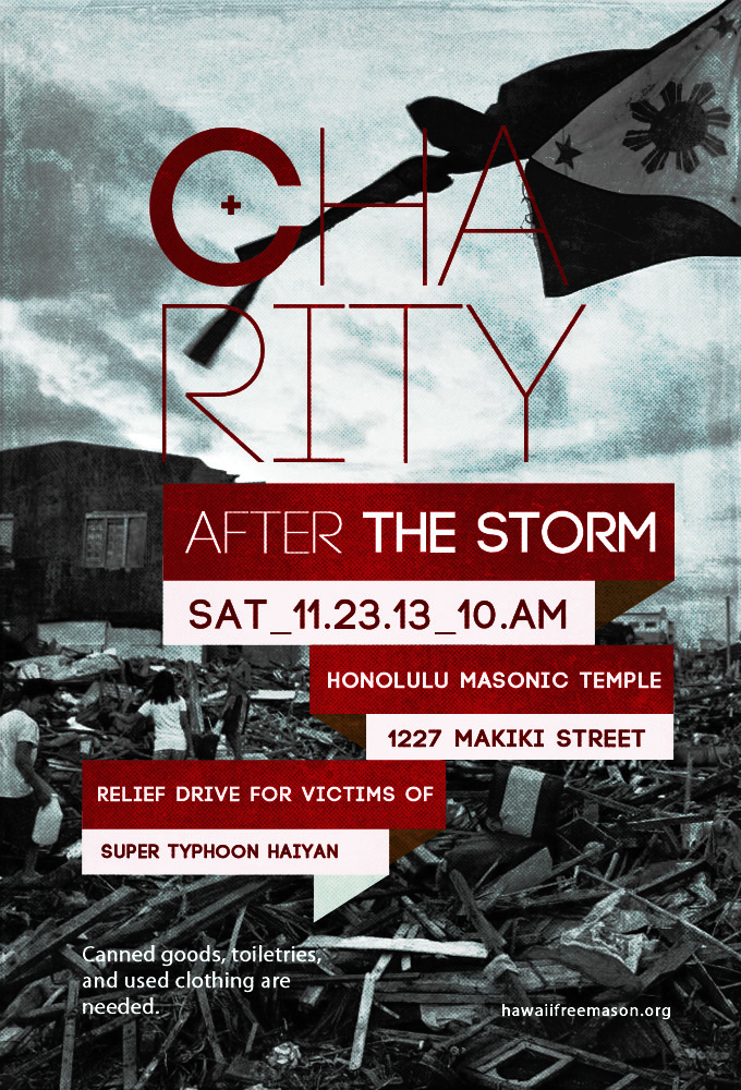 Rescue After the Storm Church Flyer Template